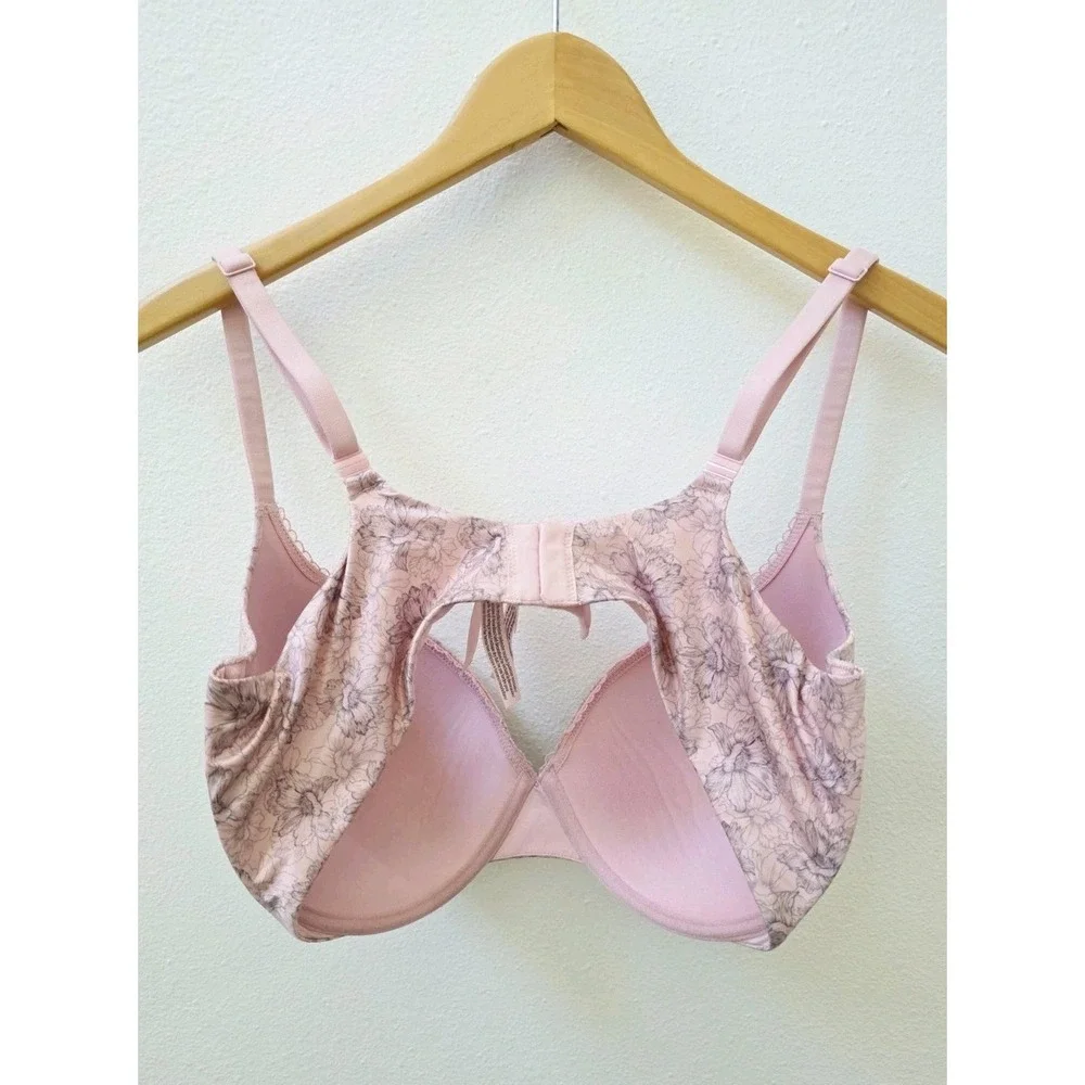 Victoria's Secret Body By Victoria Perfect Shape Push Up Bra Size 38DD Pink